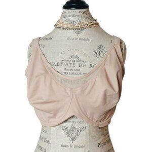 Shecurve Womens Bra 42G Beige Minimizer Underwire U Curve Comfort Fit Unlined